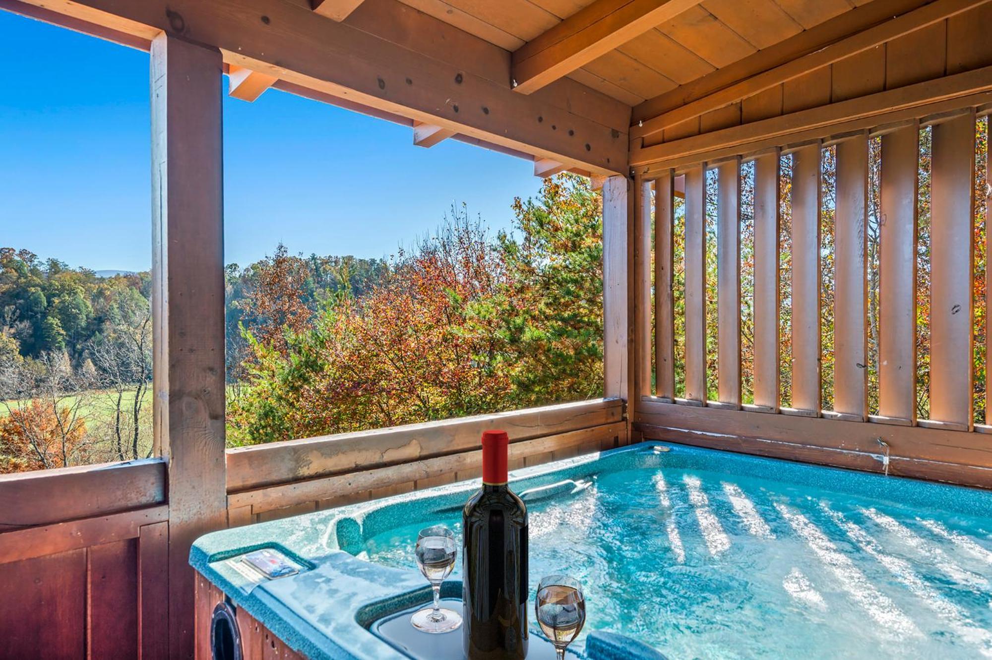 Bearfoot Pines - True Log Cabin - Wi-Fi, Hot Tub, Fishing, Deck With Views! - Mins To Pf Sevierville Extérieur photo