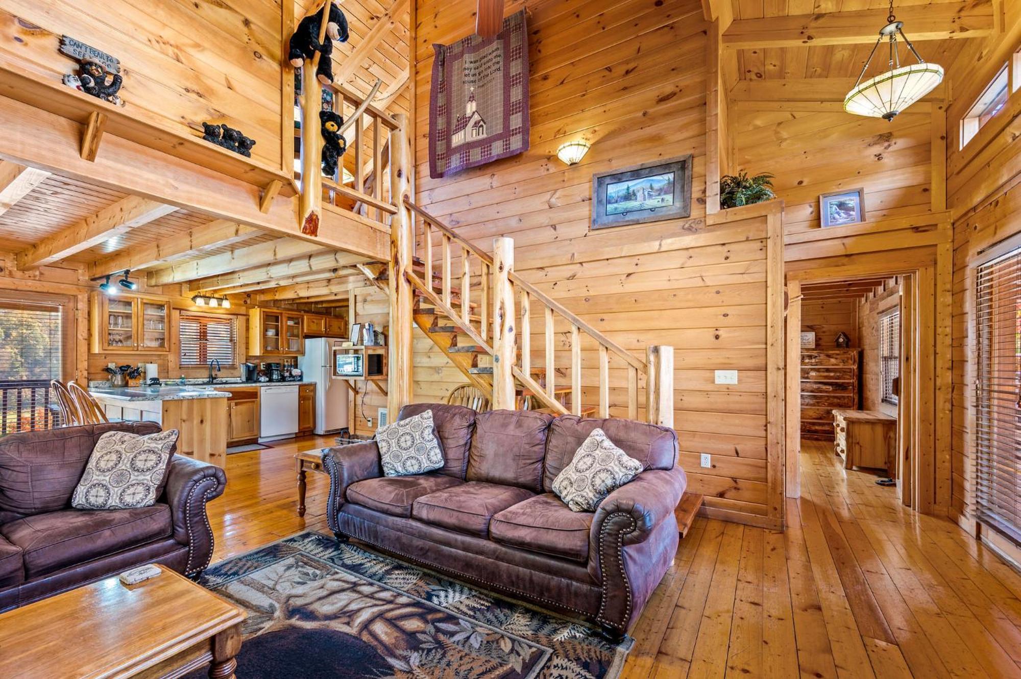 Bearfoot Pines - True Log Cabin - Wi-Fi, Hot Tub, Fishing, Deck With Views! - Mins To Pf Sevierville Extérieur photo